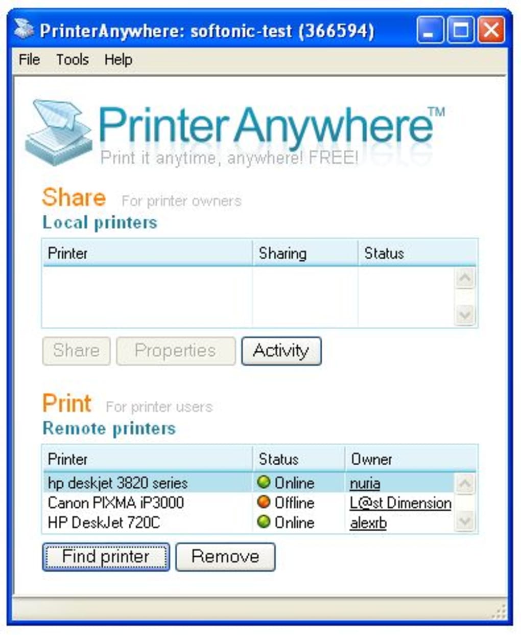 driver pack printershare download